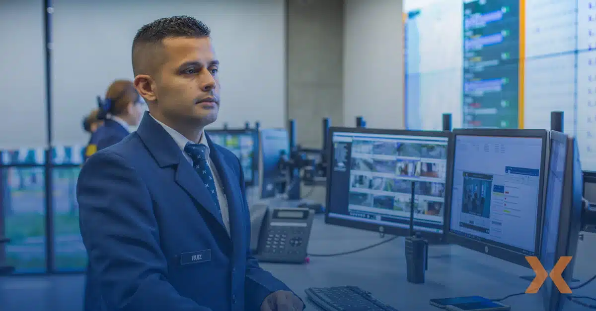 Centro de monitoreo con análisis predictivo en Bogotá.